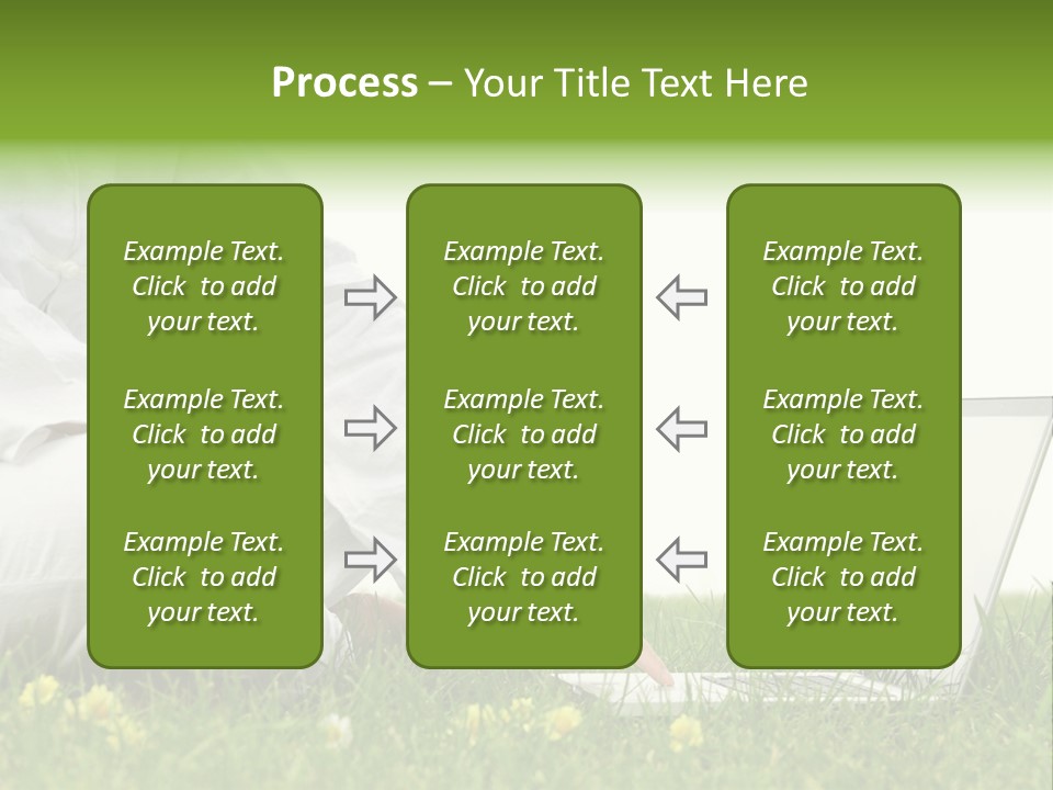 Young Laptop Summer PowerPoint Template
