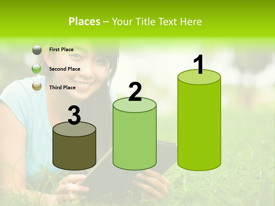 Happy Lifestyle Girl PowerPoint Template