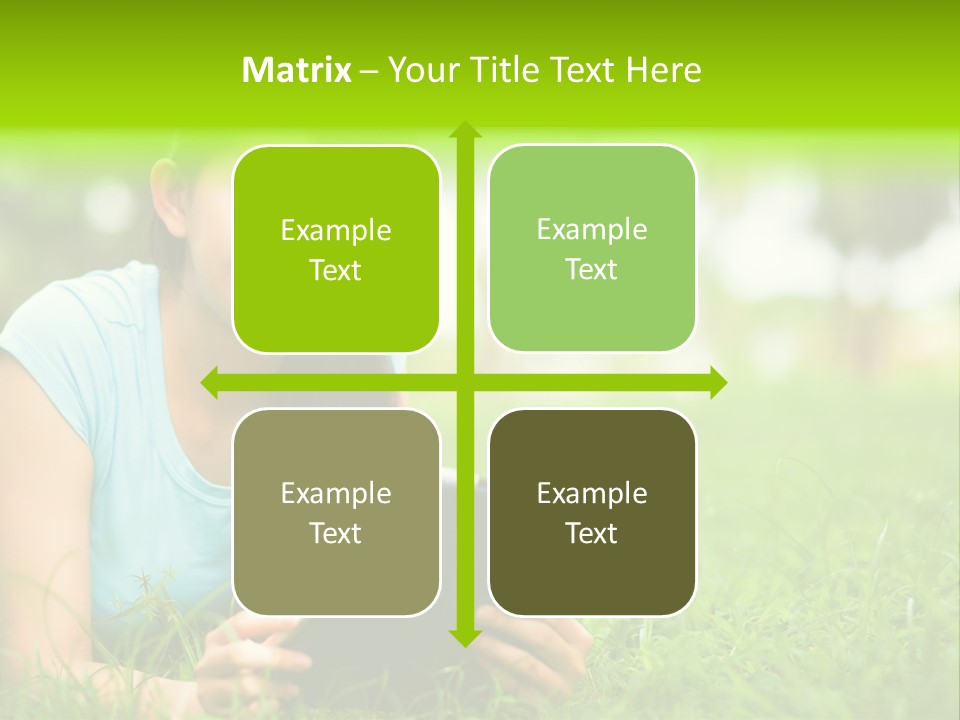 Happy Lifestyle Girl PowerPoint Template