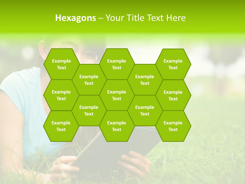 Happy Lifestyle Girl PowerPoint Template