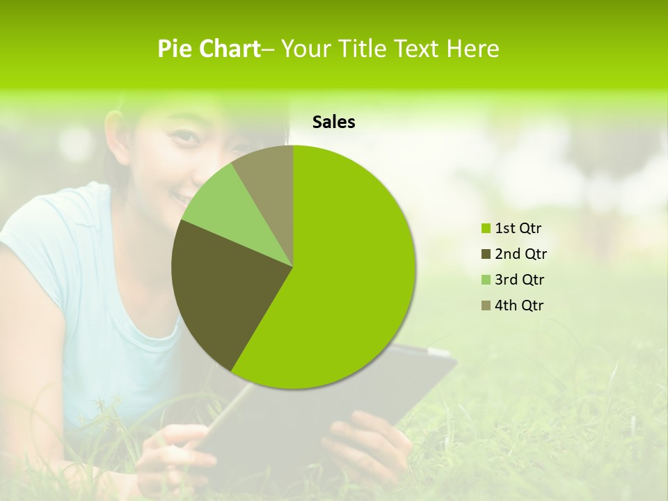 Happy Lifestyle Girl PowerPoint Template