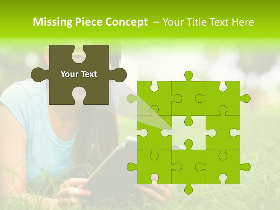 Happy Lifestyle Girl PowerPoint Template