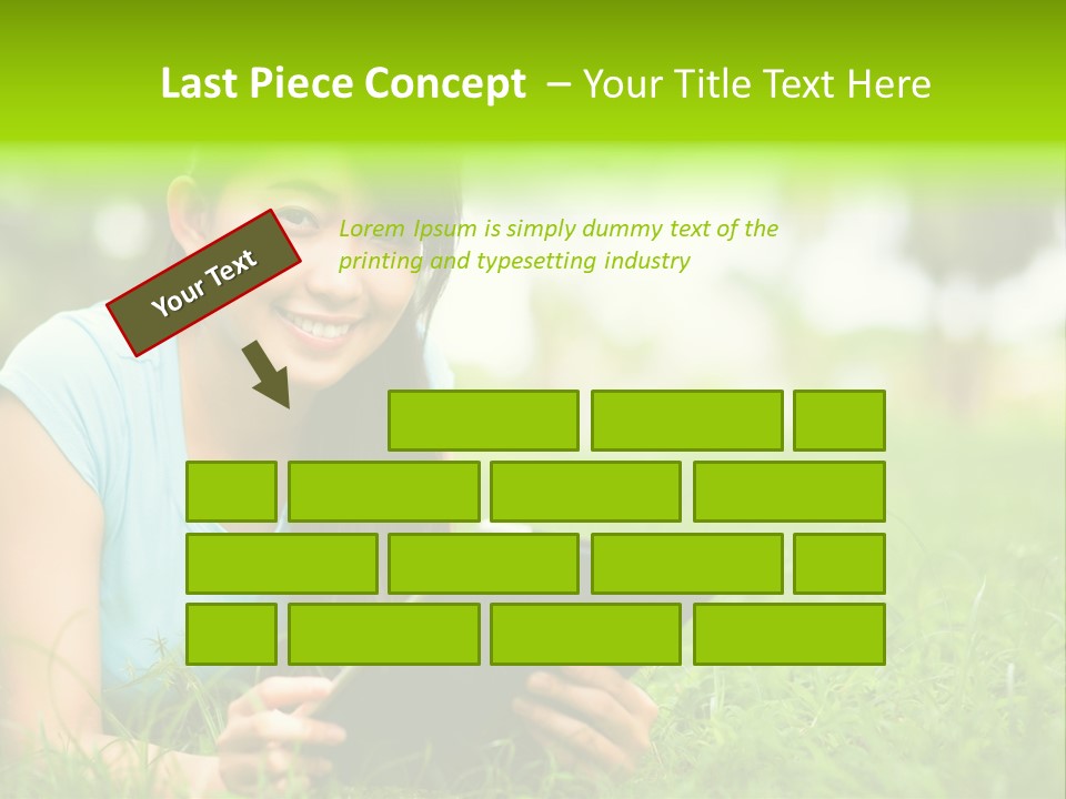 Happy Lifestyle Girl PowerPoint Template