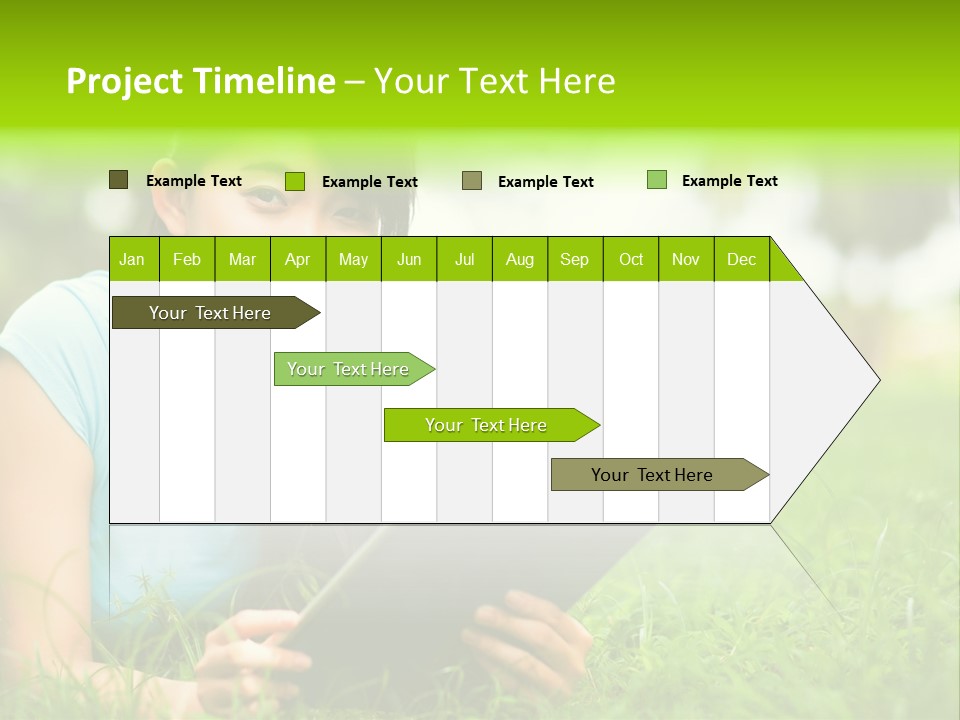 Happy Lifestyle Girl PowerPoint Template