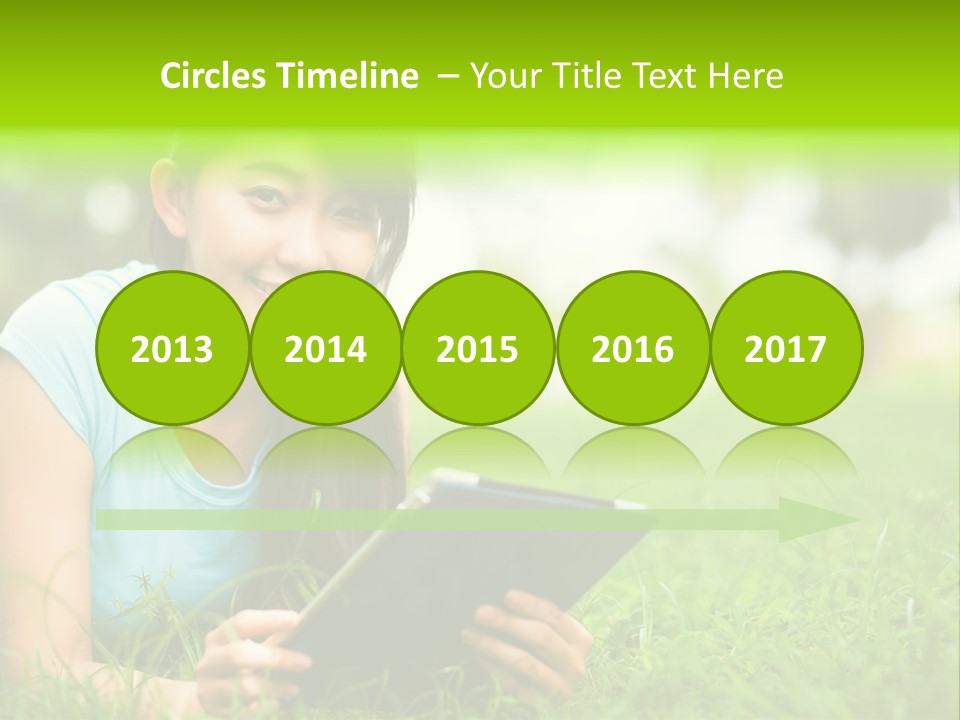 Happy Lifestyle Girl PowerPoint Template