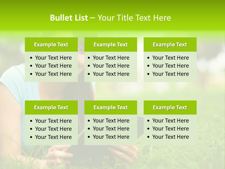 Happy Lifestyle Girl PowerPoint Template