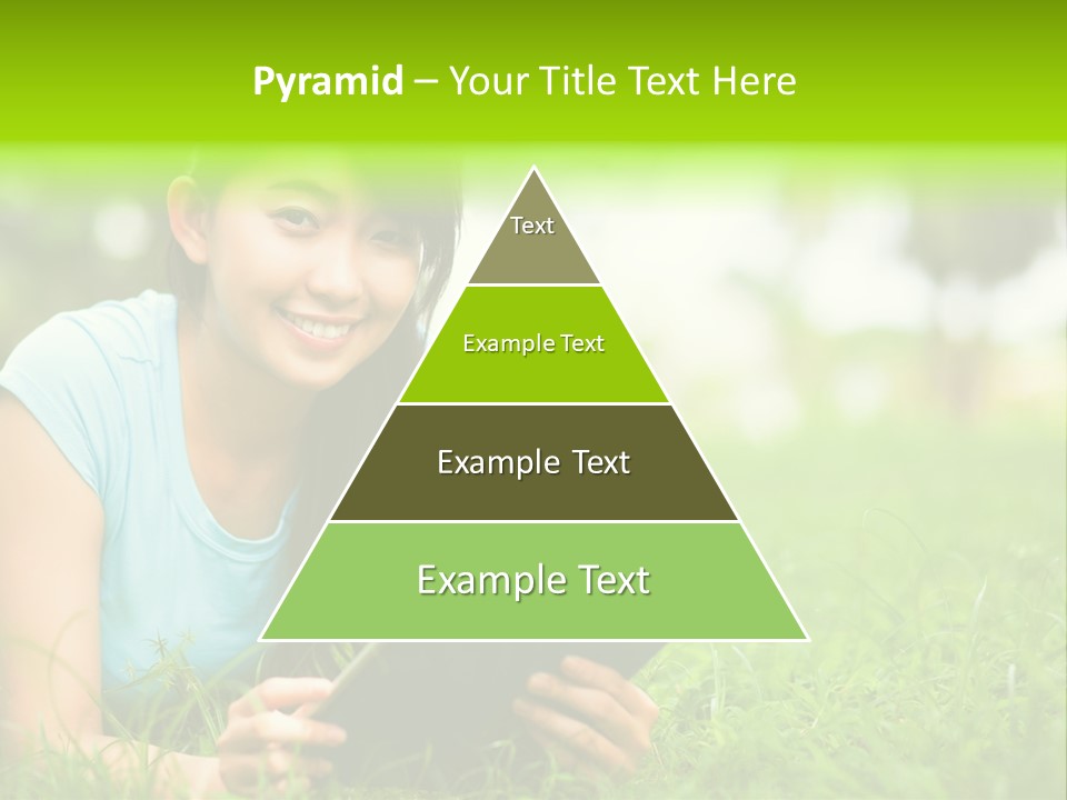 Happy Lifestyle Girl PowerPoint Template