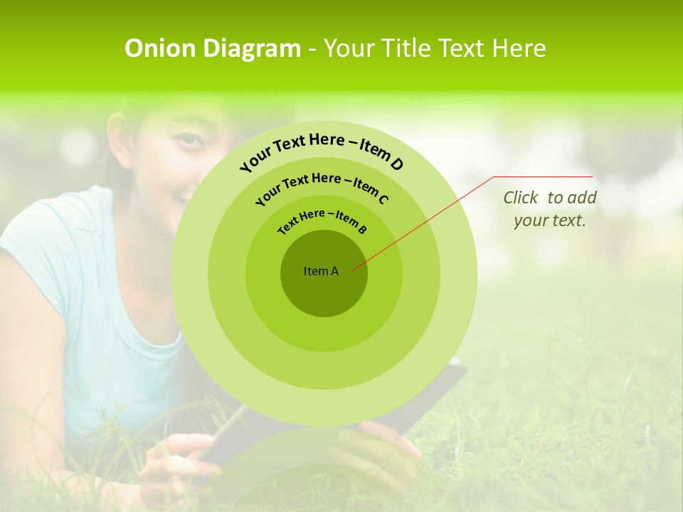 Happy Lifestyle Girl PowerPoint Template