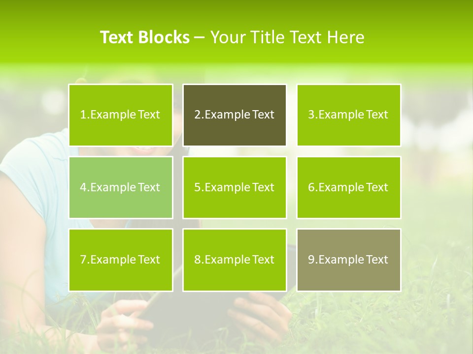 Happy Lifestyle Girl PowerPoint Template