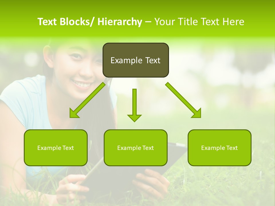 Happy Lifestyle Girl PowerPoint Template