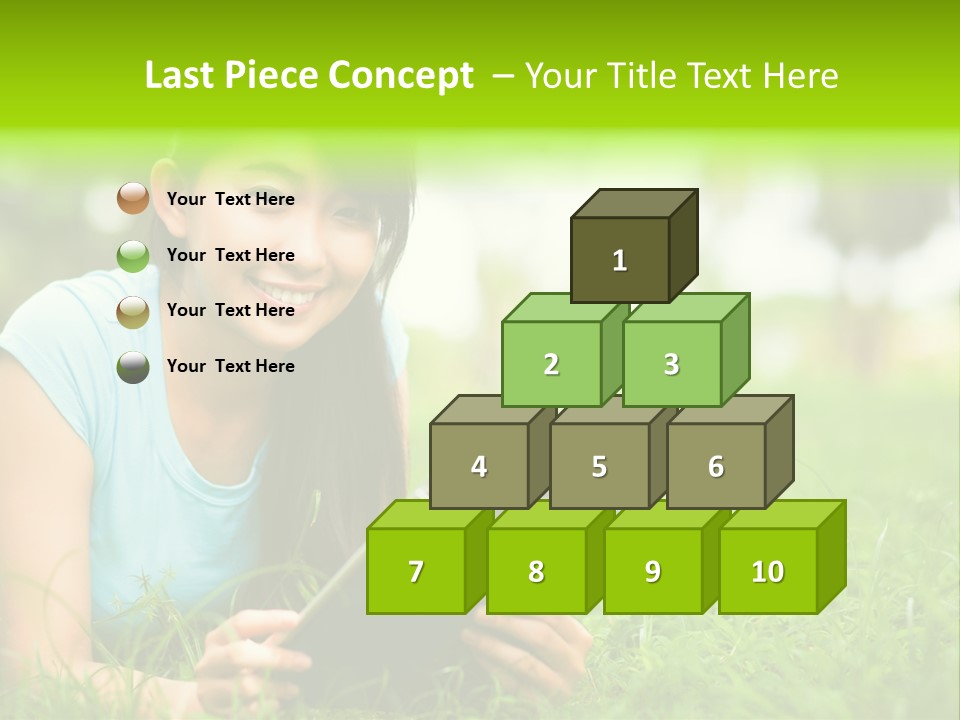 Happy Lifestyle Girl PowerPoint Template