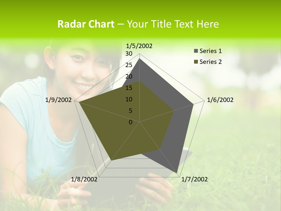 Happy Lifestyle Girl PowerPoint Template