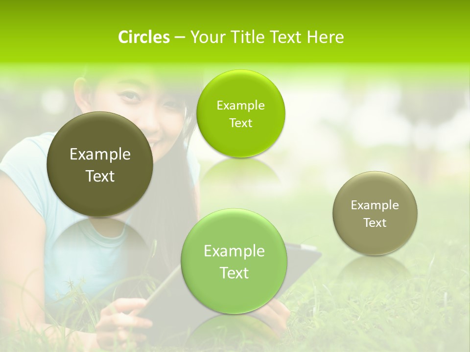 Happy Lifestyle Girl PowerPoint Template