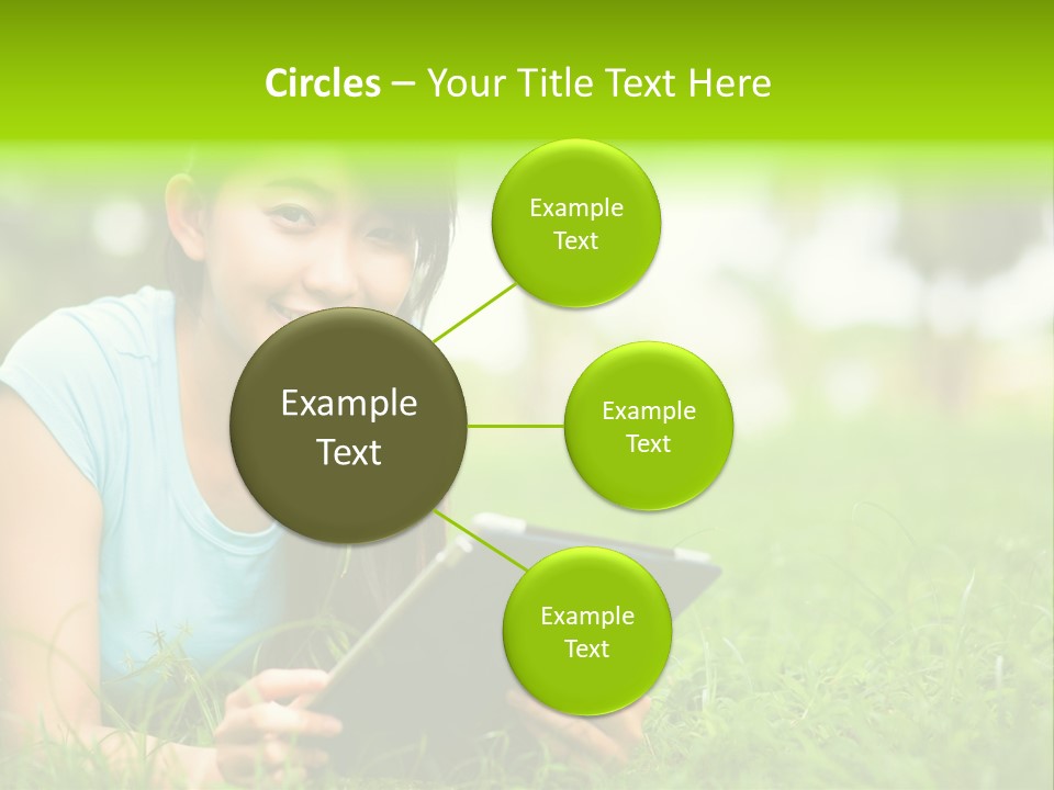 Happy Lifestyle Girl PowerPoint Template