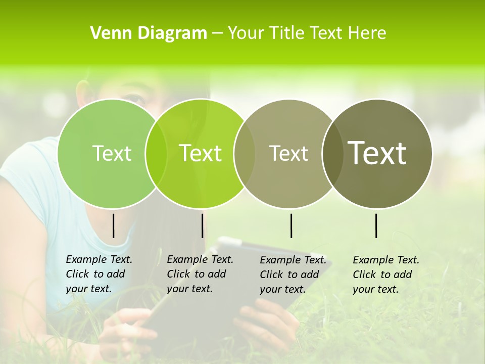 Happy Lifestyle Girl PowerPoint Template