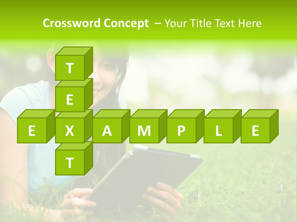 Happy Lifestyle Girl PowerPoint Template