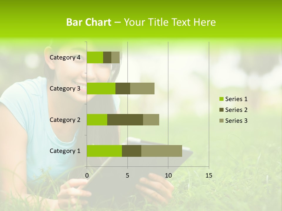 Happy Lifestyle Girl PowerPoint Template