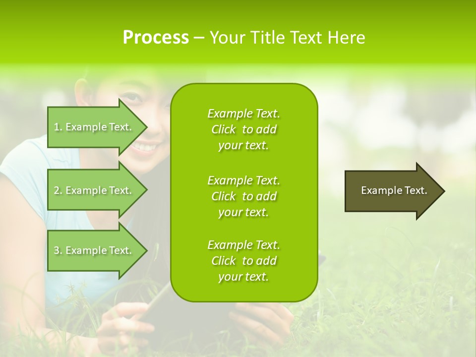Happy Lifestyle Girl PowerPoint Template