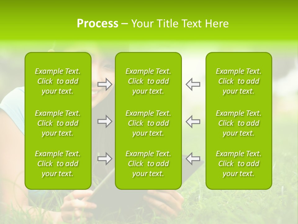 Happy Lifestyle Girl PowerPoint Template
