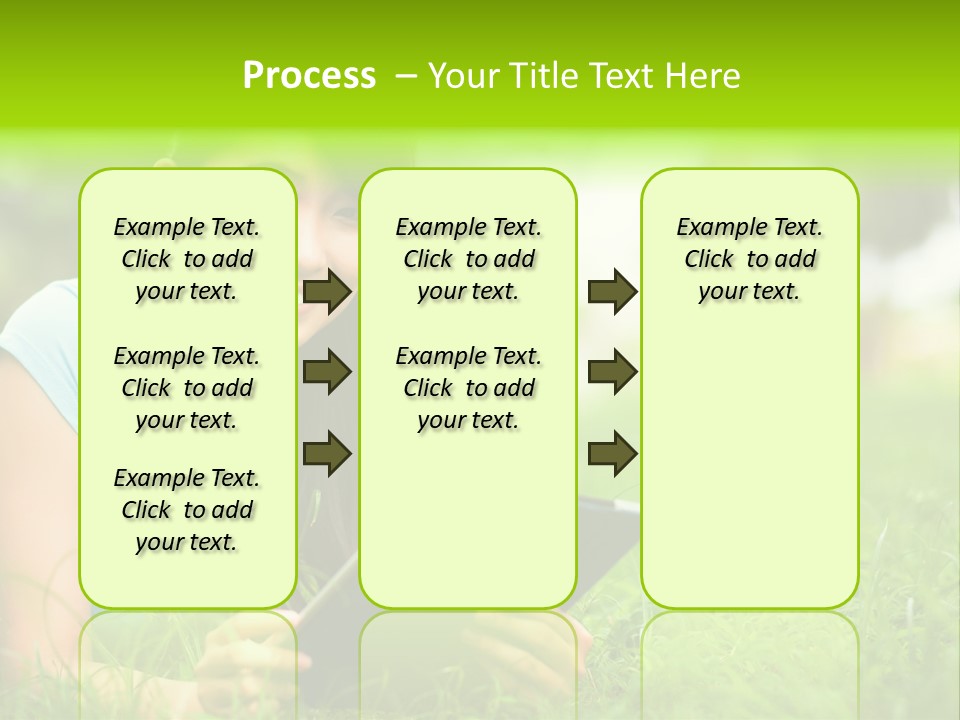 Happy Lifestyle Girl PowerPoint Template