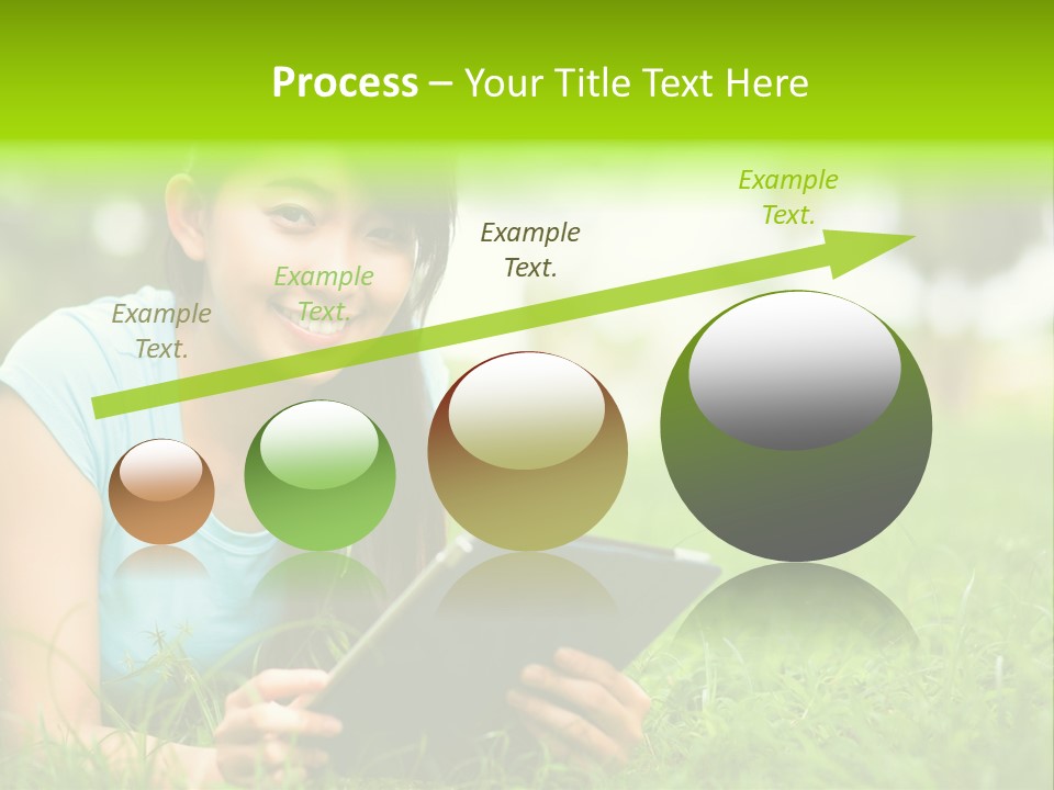 Happy Lifestyle Girl PowerPoint Template