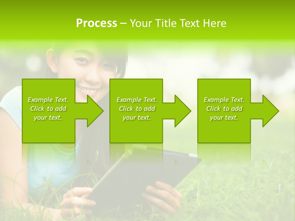 Happy Lifestyle Girl PowerPoint Template