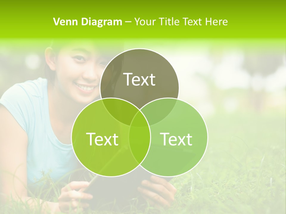 Happy Lifestyle Girl PowerPoint Template