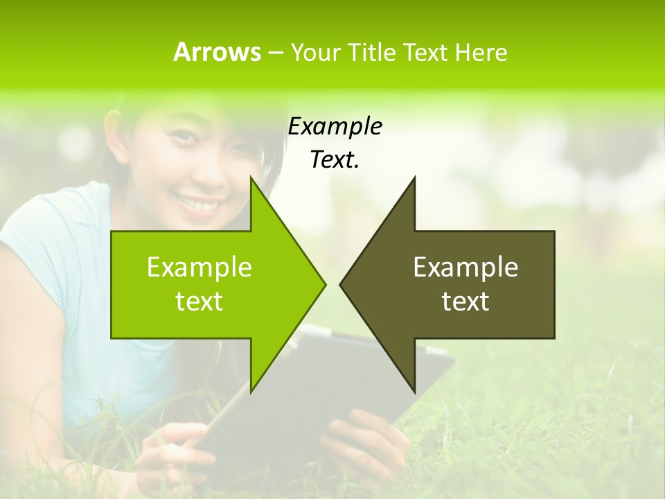 Happy Lifestyle Girl PowerPoint Template