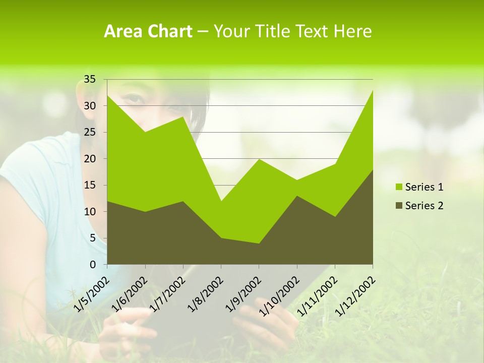 Happy Lifestyle Girl PowerPoint Template