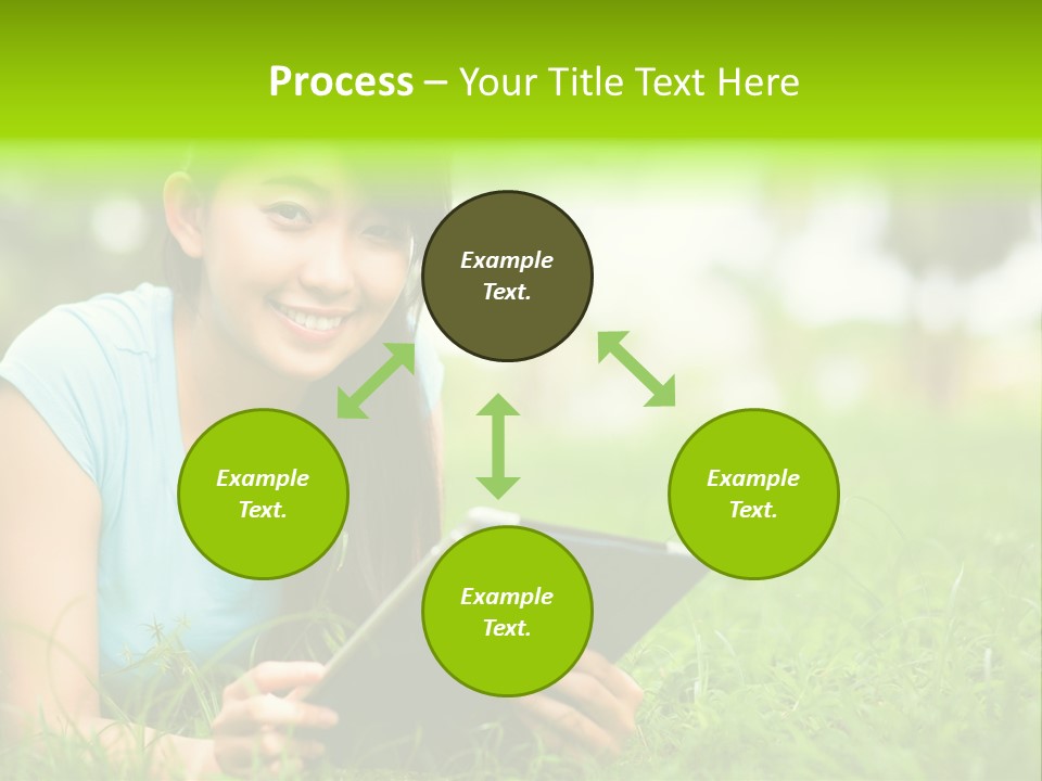 Happy Lifestyle Girl PowerPoint Template