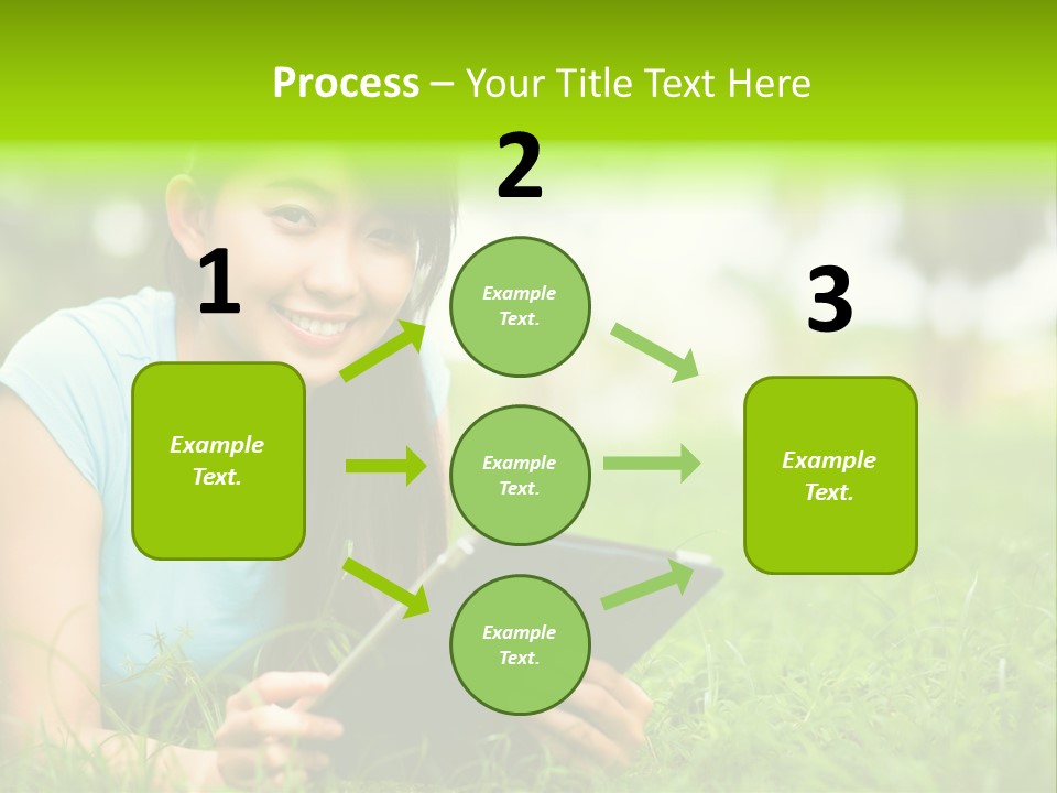 Happy Lifestyle Girl PowerPoint Template