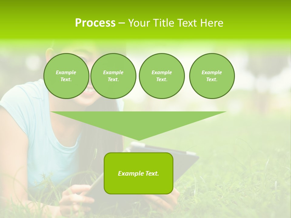 Happy Lifestyle Girl PowerPoint Template