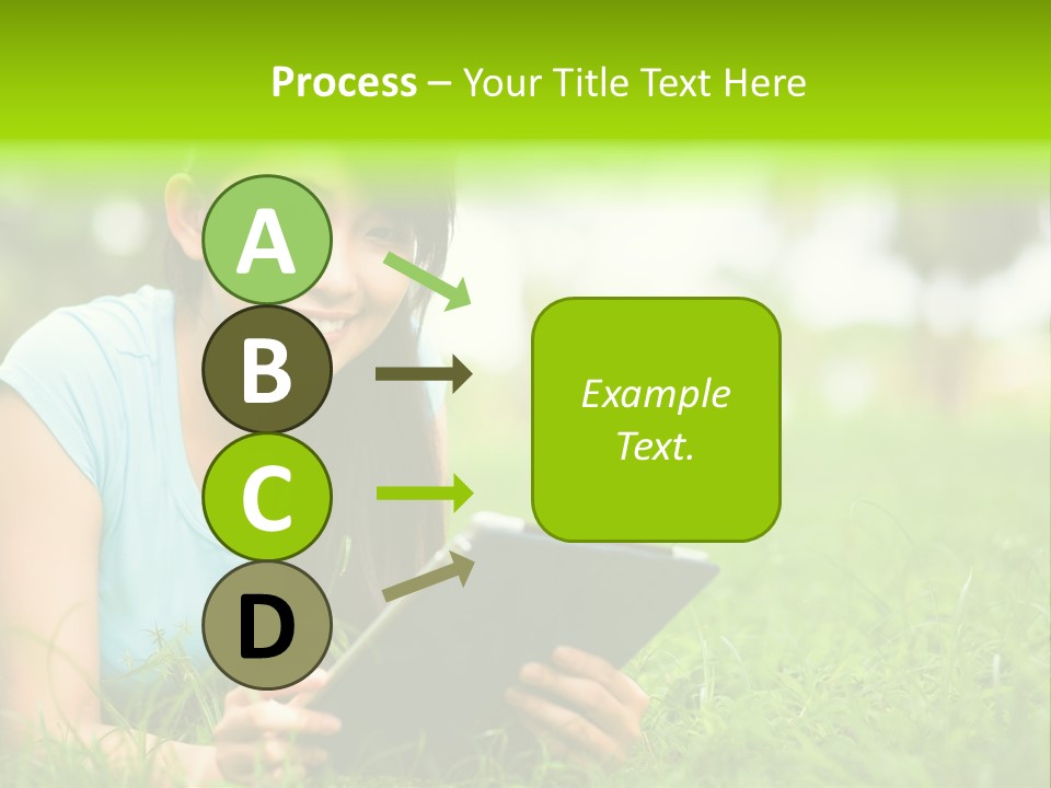 Happy Lifestyle Girl PowerPoint Template