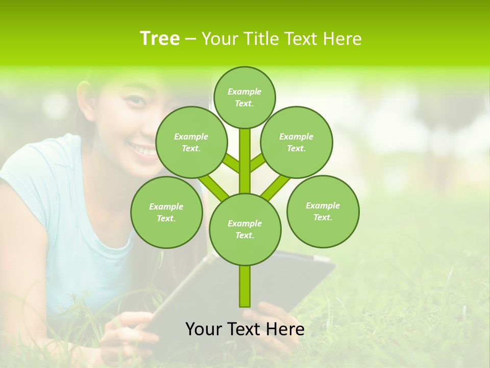 Happy Lifestyle Girl PowerPoint Template