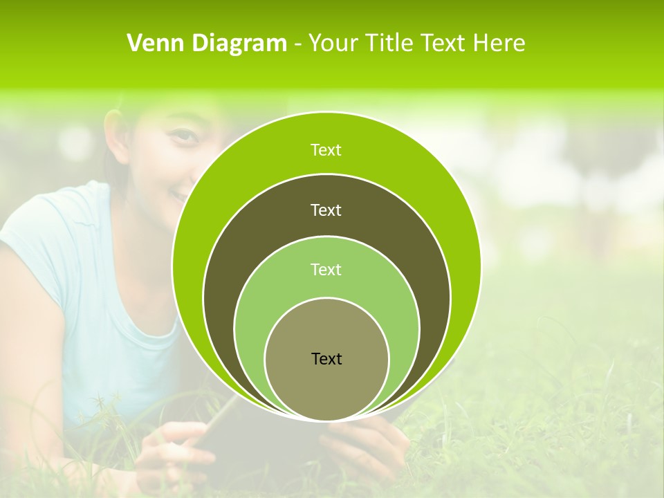 Happy Lifestyle Girl PowerPoint Template