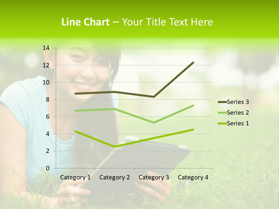 Happy Lifestyle Girl PowerPoint Template