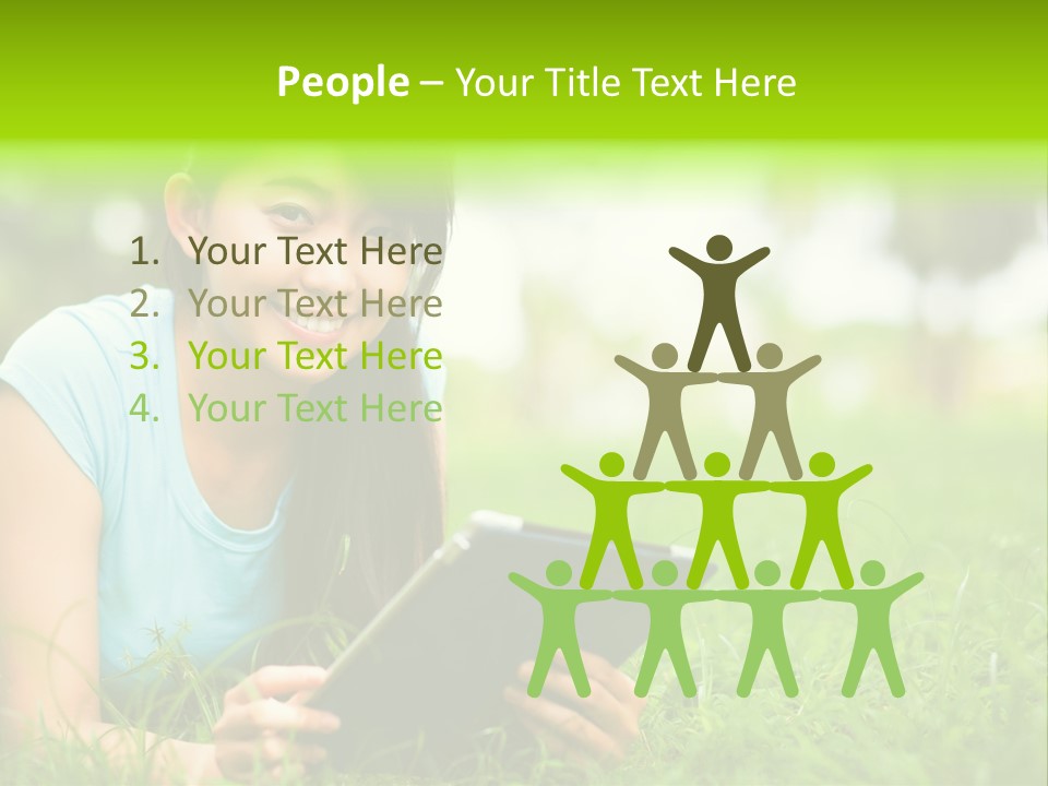 Happy Lifestyle Girl PowerPoint Template