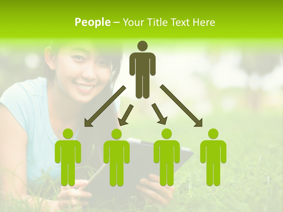 Happy Lifestyle Girl PowerPoint Template