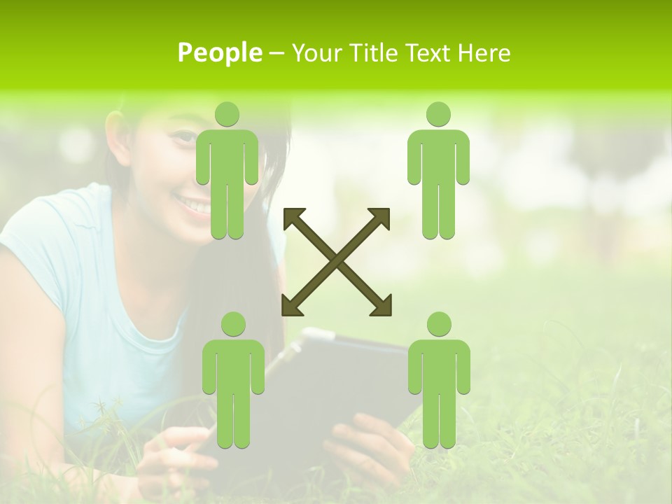 Happy Lifestyle Girl PowerPoint Template