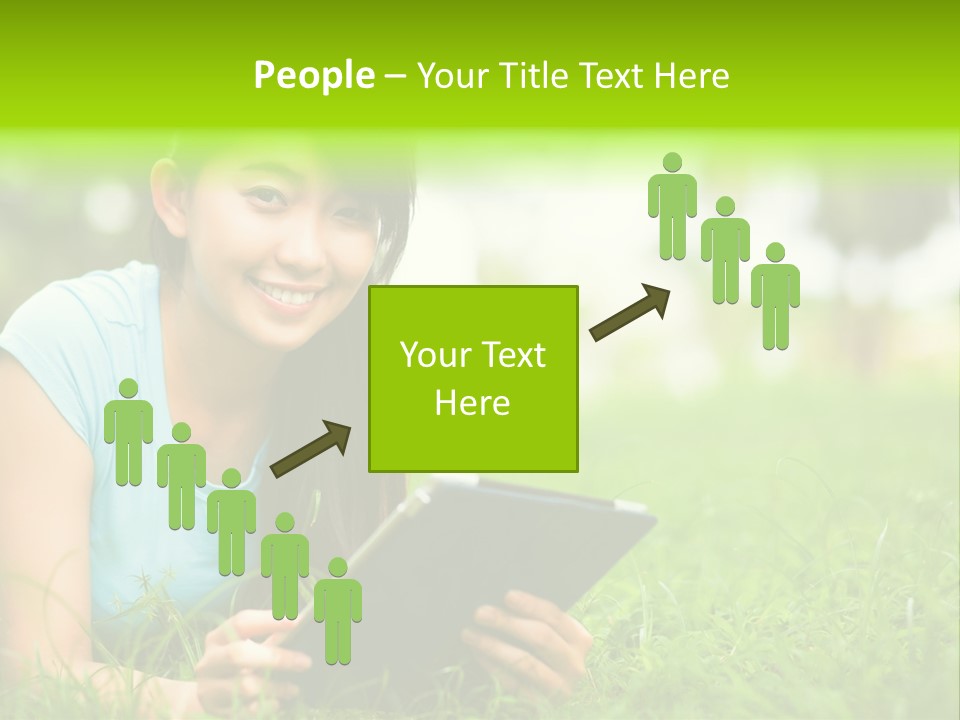 Happy Lifestyle Girl PowerPoint Template