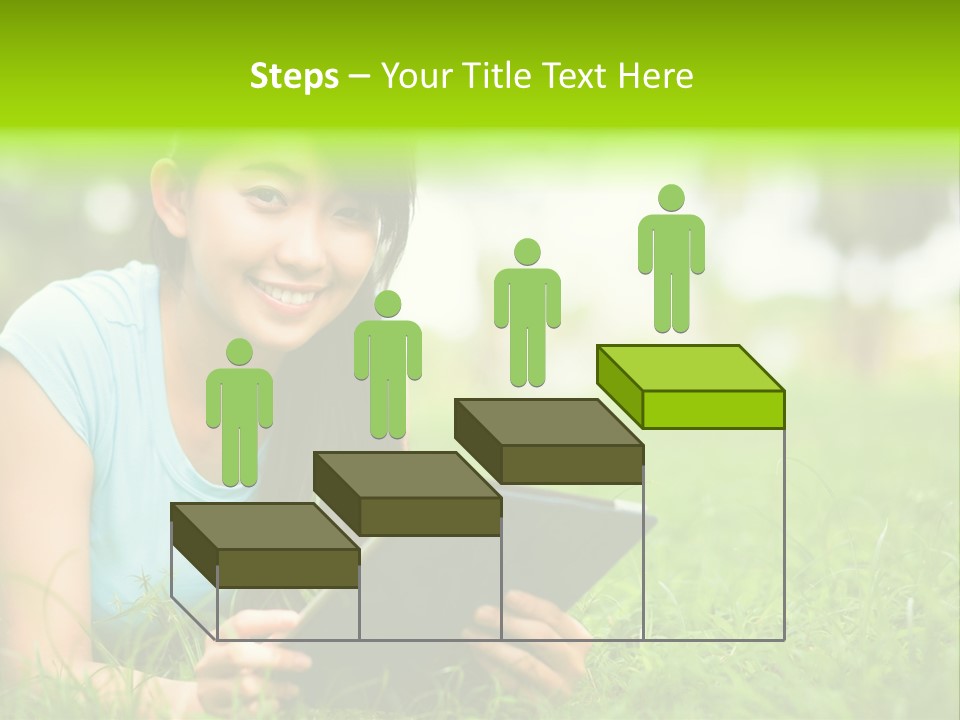 Happy Lifestyle Girl PowerPoint Template