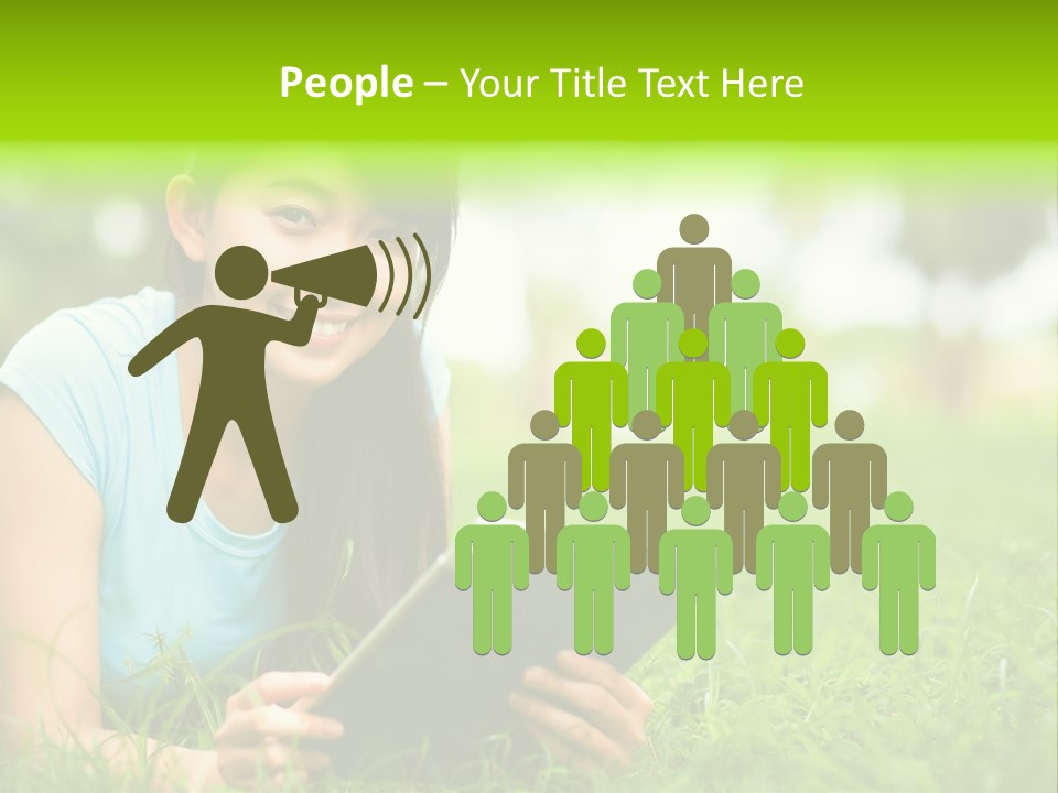 Happy Lifestyle Girl PowerPoint Template