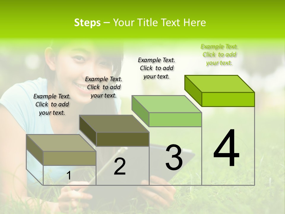 Happy Lifestyle Girl PowerPoint Template