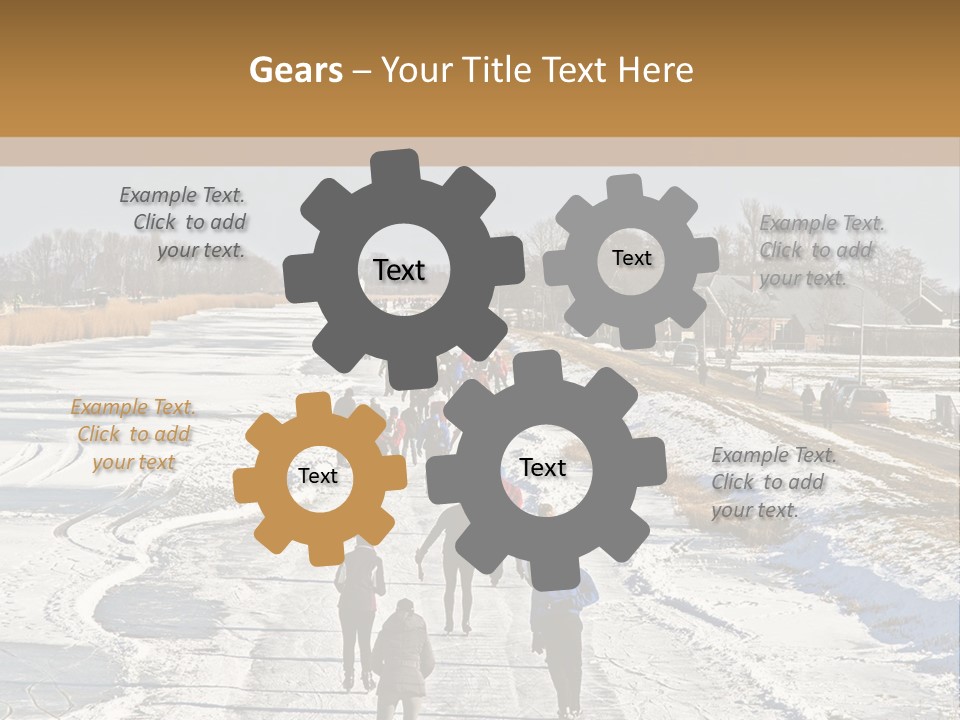 Holland Recreation Snowy PowerPoint Template