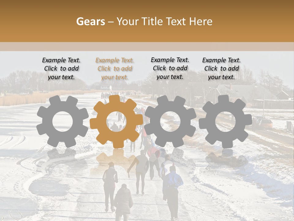 Holland Recreation Snowy PowerPoint Template