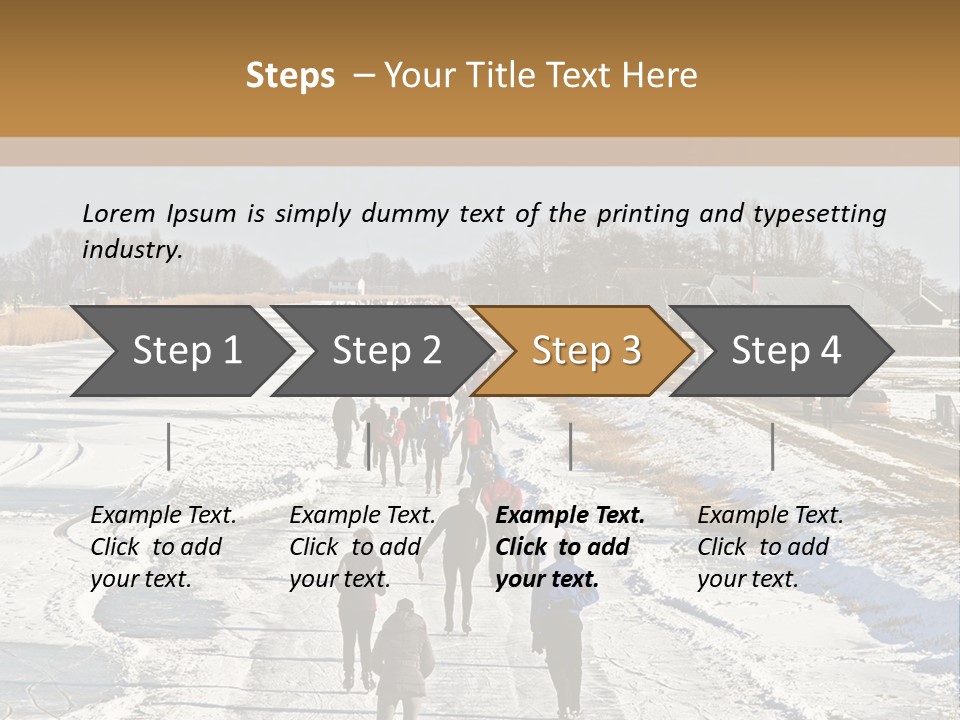 Holland Recreation Snowy PowerPoint Template