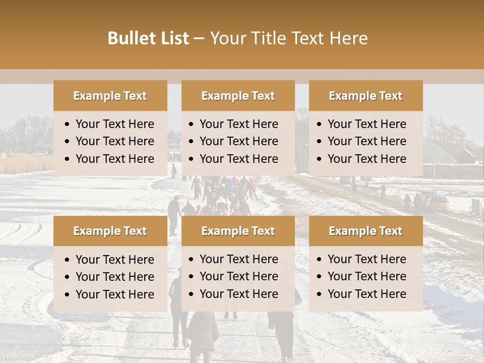 Holland Recreation Snowy PowerPoint Template