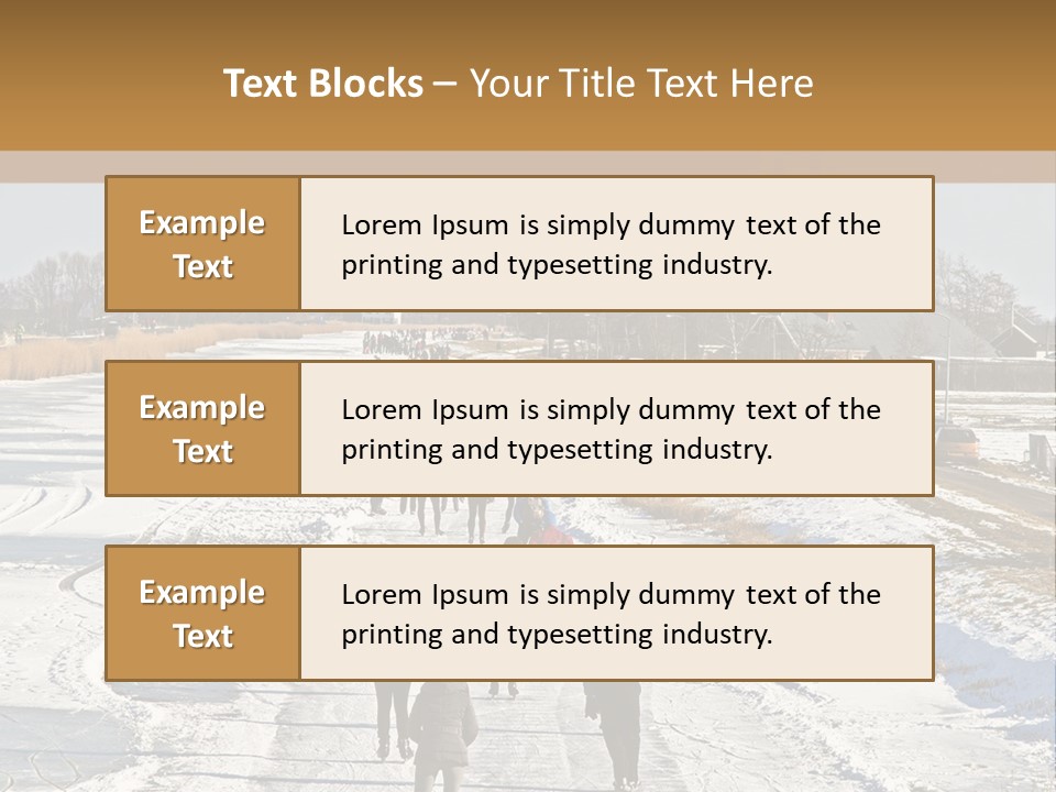 Holland Recreation Snowy PowerPoint Template