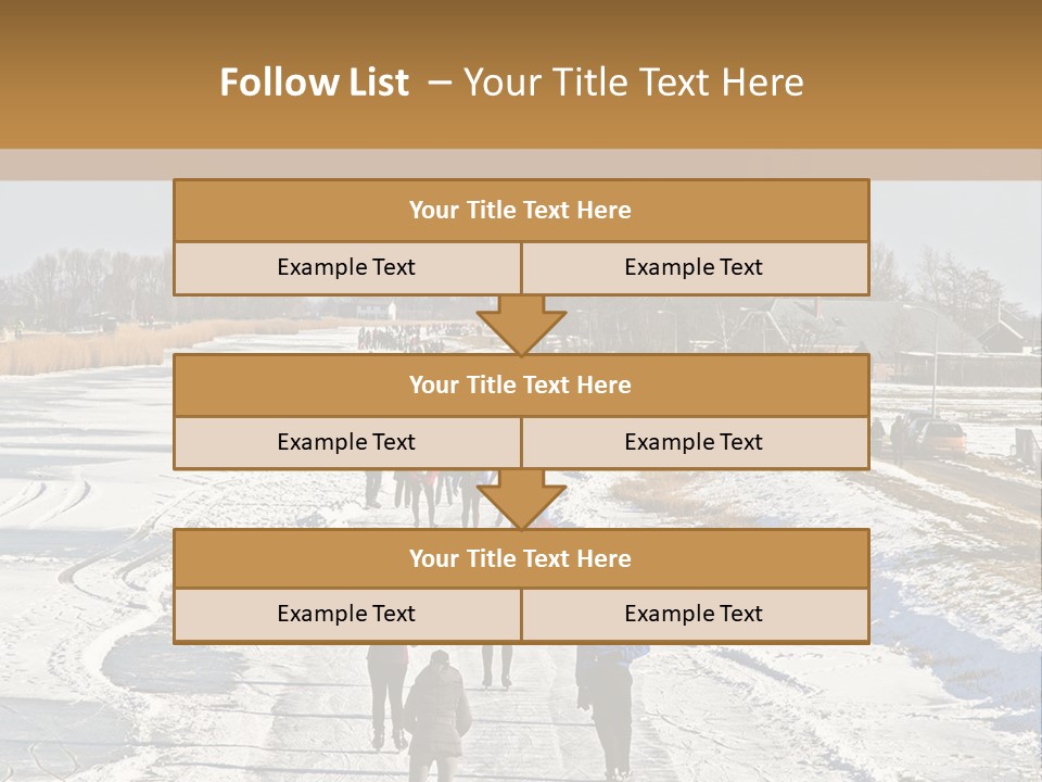 Holland Recreation Snowy PowerPoint Template