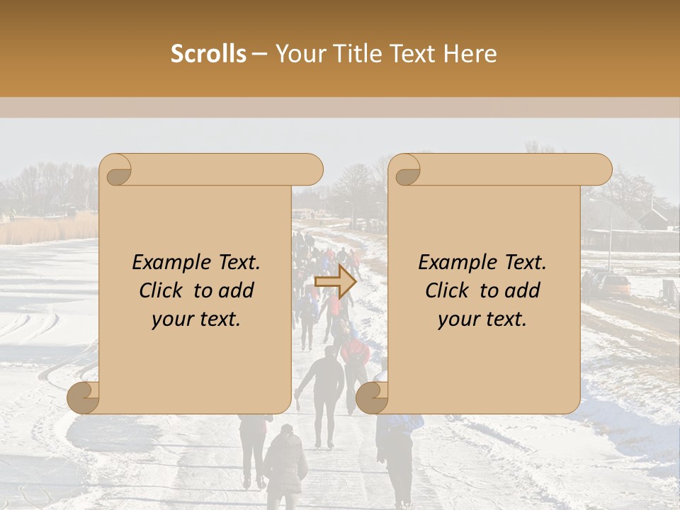 Holland Recreation Snowy PowerPoint Template
